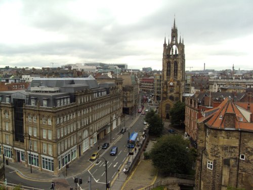View of Newcastle Upon Tyne from Castle