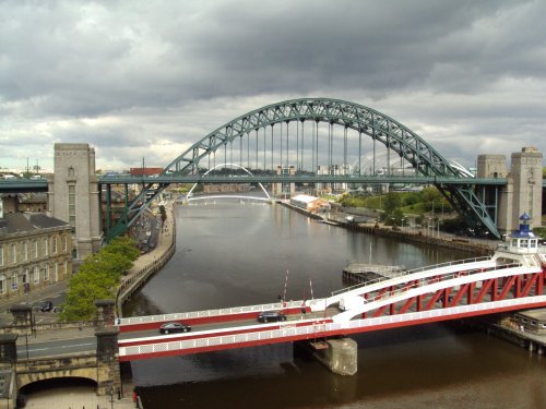 One bridge in Newcastle