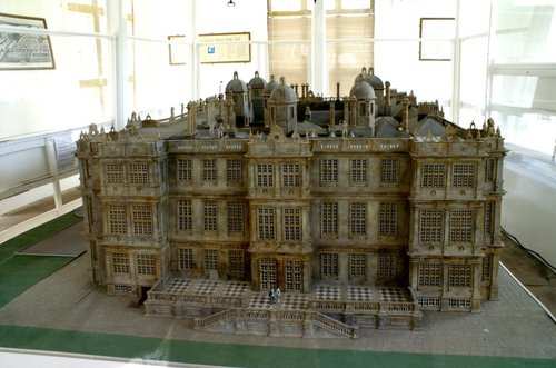 A model of Longleat house.