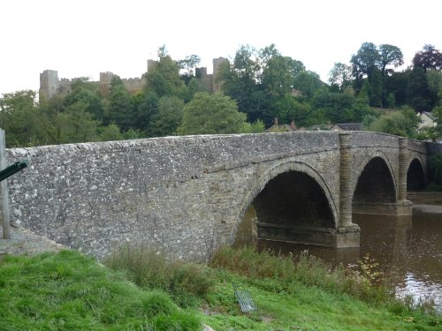Ludlow Bridge with Castle view