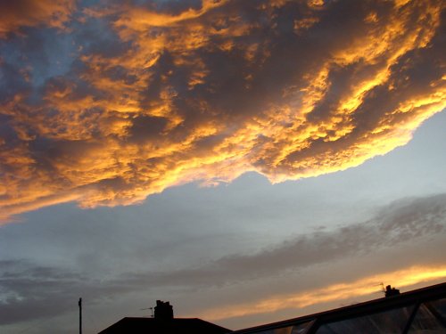 Cleveleys evening sky