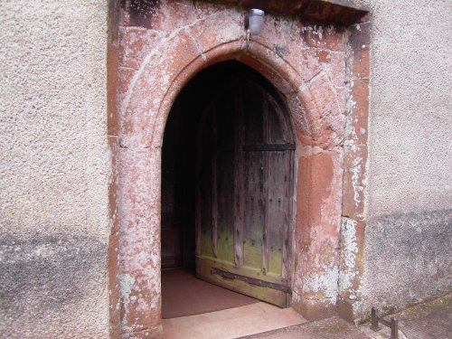 Cockington Church Door.