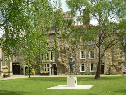 Bury St Edmunds, the residence of the Bishop