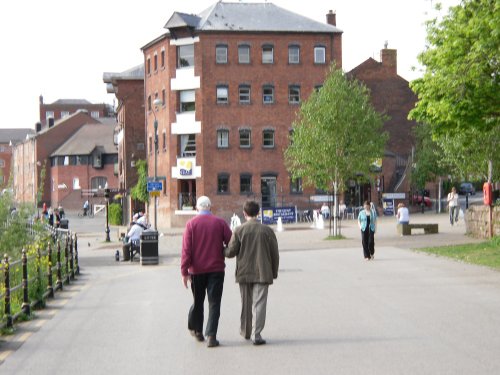 Worcester, near the river Severn