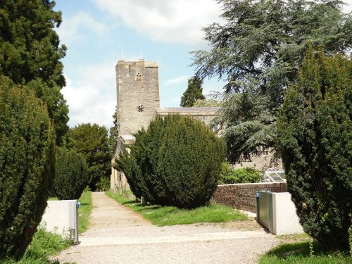 The Saxon Priory Church of Holy Virgin in Deerhurst (dating from CA 800), Gloucestershire