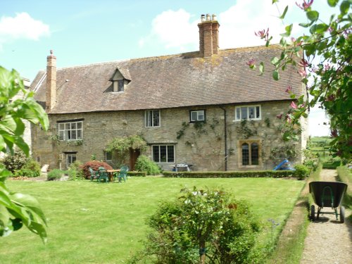 A house in the village of Deerhurst, Gloucestershire