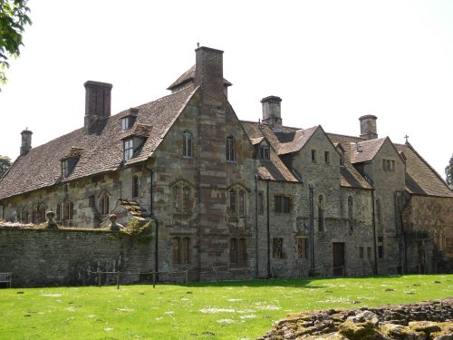 The area of Much Wenlock Priory