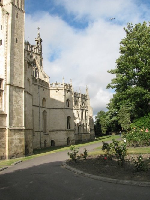 Path by Gloucester Cathedral