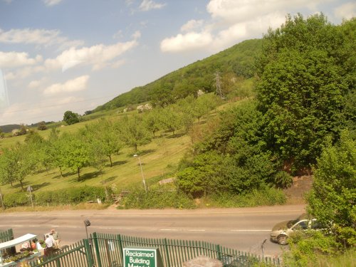 A view of hills near Ledbury