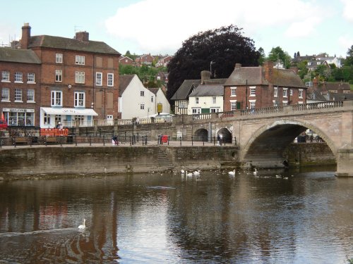 The river Severn in Bewdley