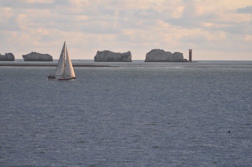 The Needles from Milford on Sea