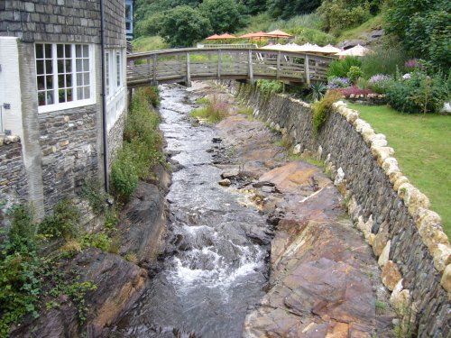 A stream in Boscastle