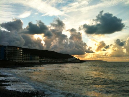 Setting Sun over Westward Ho