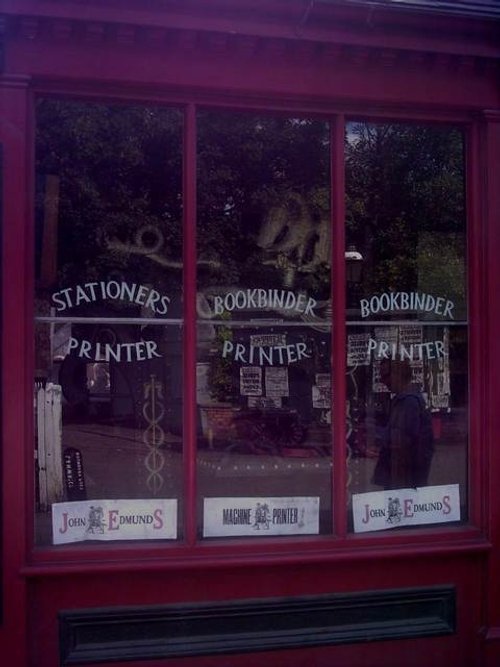 Blists Hill Victorian Town - Printer Shop - August 2010