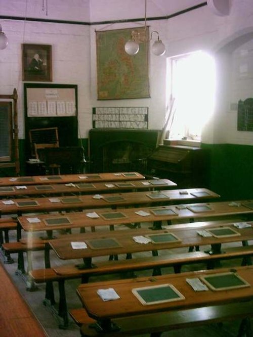 Blists Hill Victorian Town - Victorian Classroom - August 2010