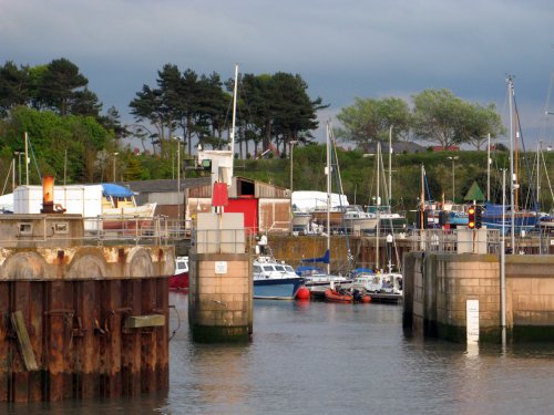 Watchet Harbour -  High Tide