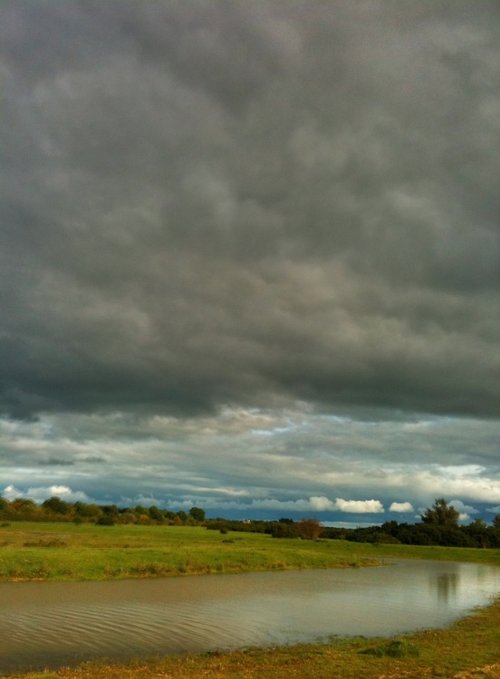 Rain Clouds over Greenham Common