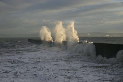 High tide in Hartlepool 2