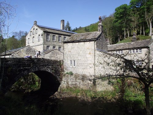 Gibson Mill at Hardcastle Crags in West Yorkshire