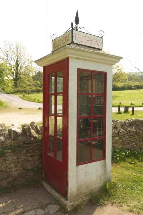 Phonebox in Tyneham