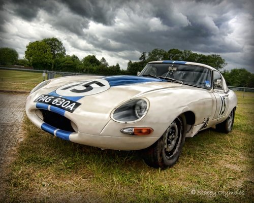 Classic racing Jaguar