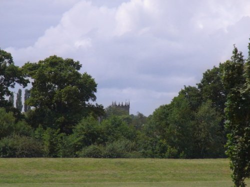 Barton Church Nestled in the Trees