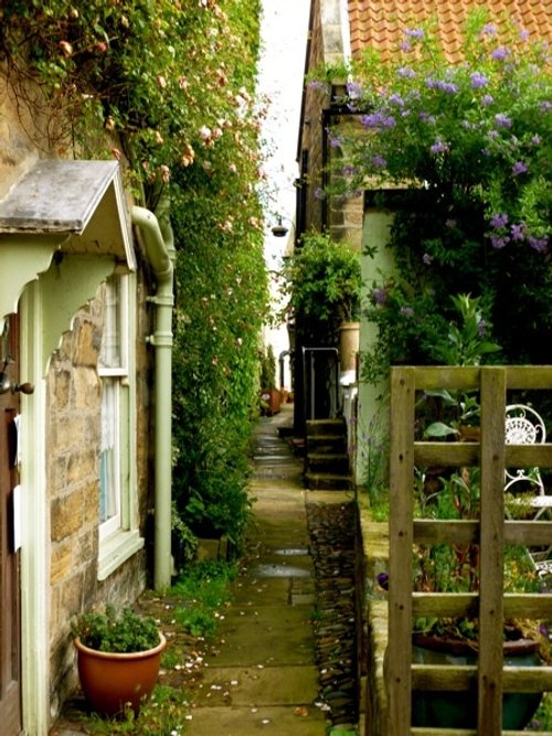 Interior of village of Robin Hood's Bay