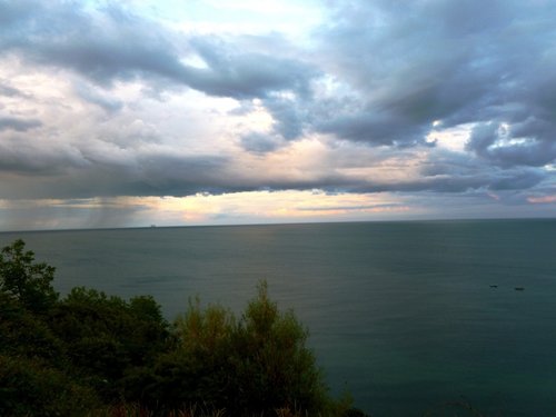 A storm visible from Robin Hood's Bay.