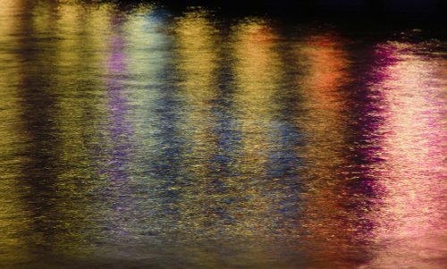 Reflections of Paignton pier