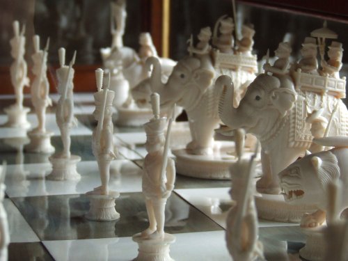 Indian Ivory Chess set