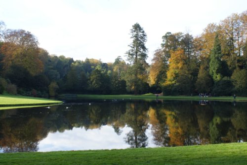 A view of Fountains Abbey