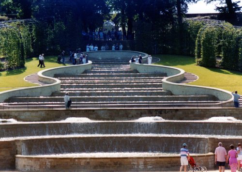 The Water Feature at Alnwick Gardens at Rest