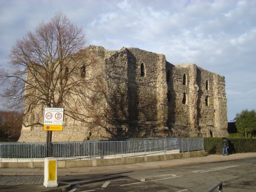 Canterbury Castle from Castle Street