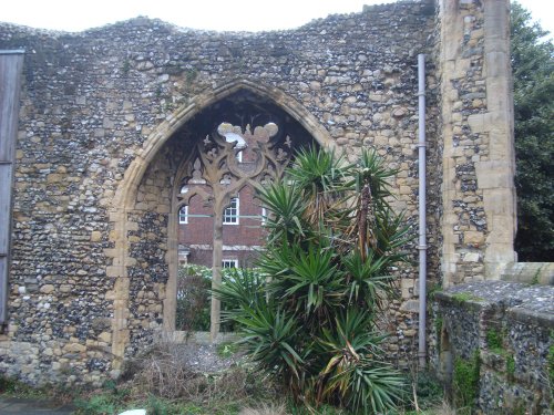 The ruins of the Abbey Infirmary