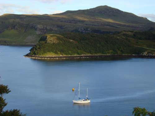 Loch Portree and Ben Tianavaig
