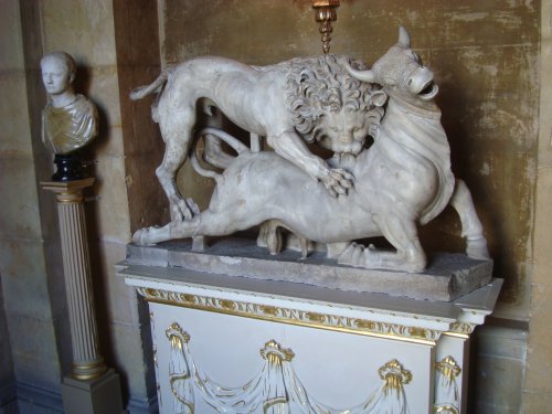 Antique Passage, one of a pair of marble sculptures