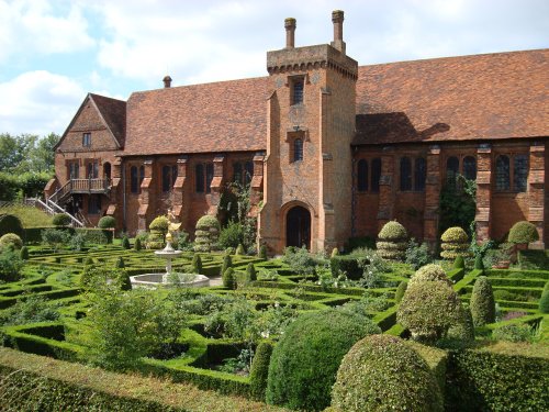The Old Palace and the Knot Garden