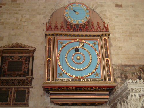 Exeter Cathedral, the Astronomical Clock in North Transept