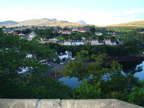 Portree from the Apothecary's Tower