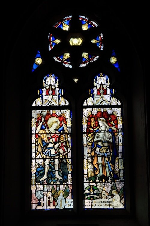 A Stained Glass Window in St Andrew's Church, Sonning