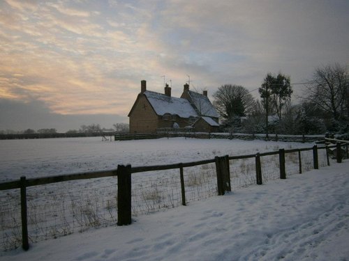 Winter view Grendon