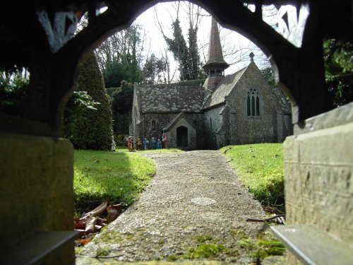 Model of Saint Blasius Parish Church, Shanklin.