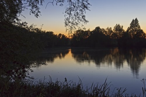 Peaceful Reflection at Barnwell Country Park, Oundle, Northamptonshire