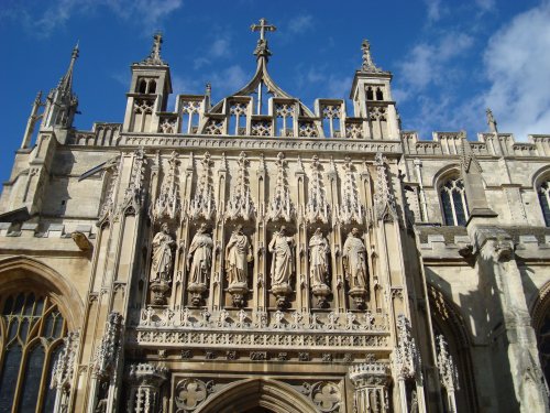 Statues on Gloucester Cathedral