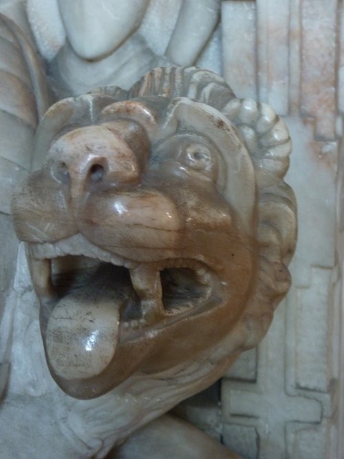Tomb Carving - St Mary's Church - Acton Burnell