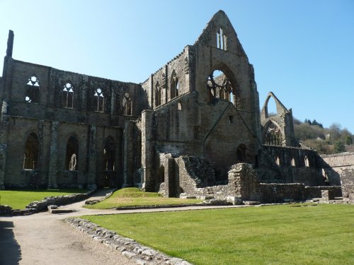 Tintern Abbey and the Ruined Church on the Hill