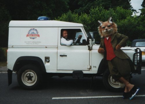 Alton Towers, A. Plant with Mr Tod