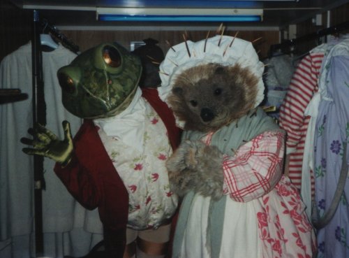 Alton Tower Jeremy Fisher and Mrs Tiggywinkle