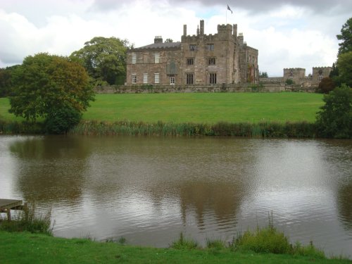 Ripley Castle from parkland