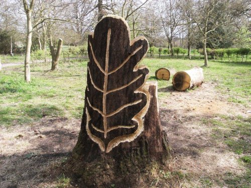 Seat carving at Thornham